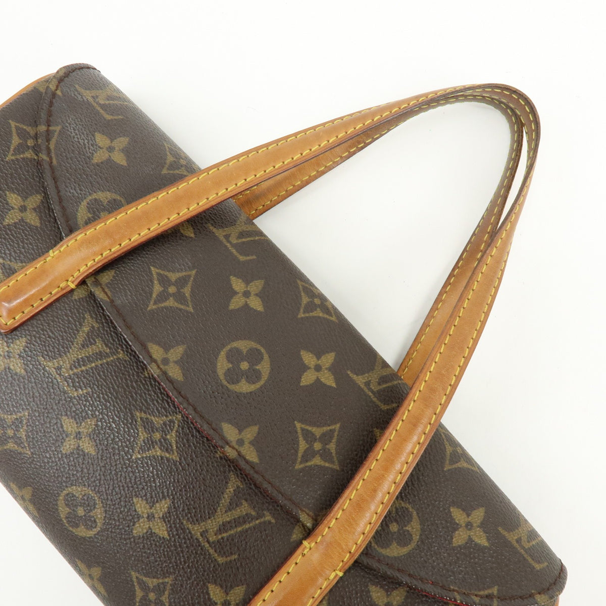Louis Vuitton Monogram Canvas Sonatine Hand Bag Brown