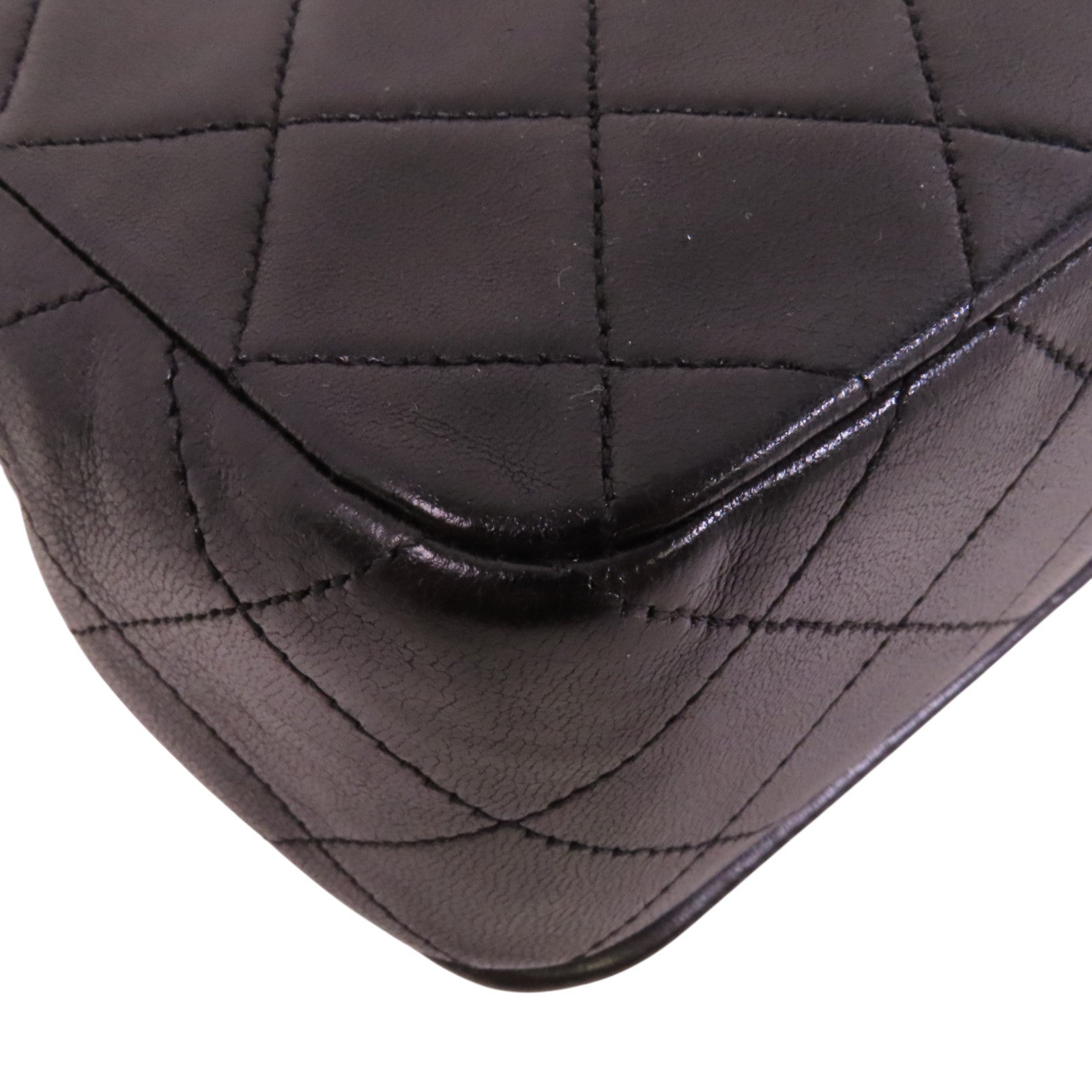 CHANEL CC GHW Shoulder Bag - Black, Lambskin