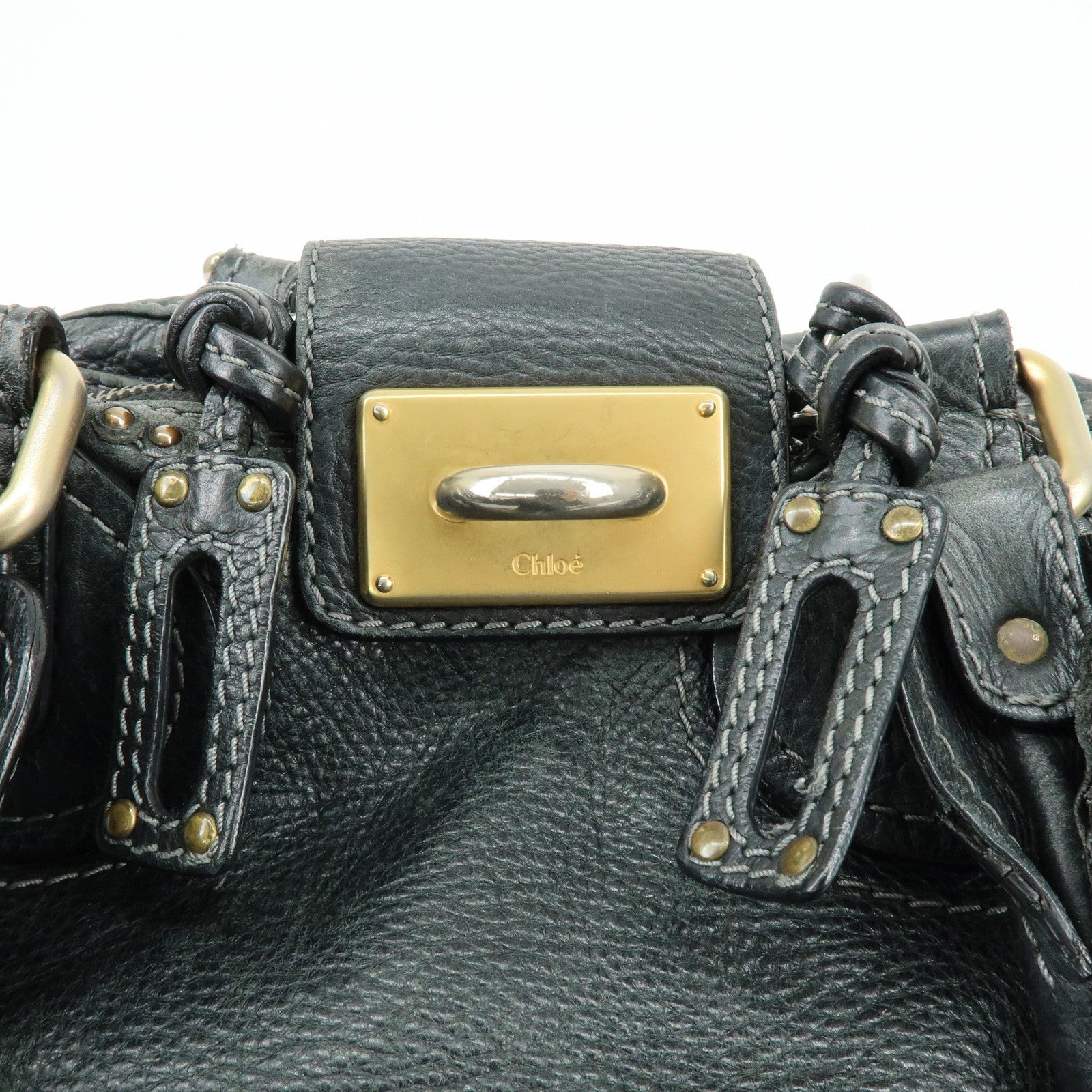 Chloe Paddington Tote Bag - Black, Leather