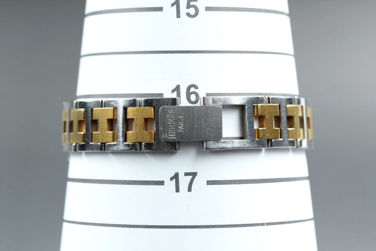 Hermès Clipper Wristwatch - White, Stainless Steel