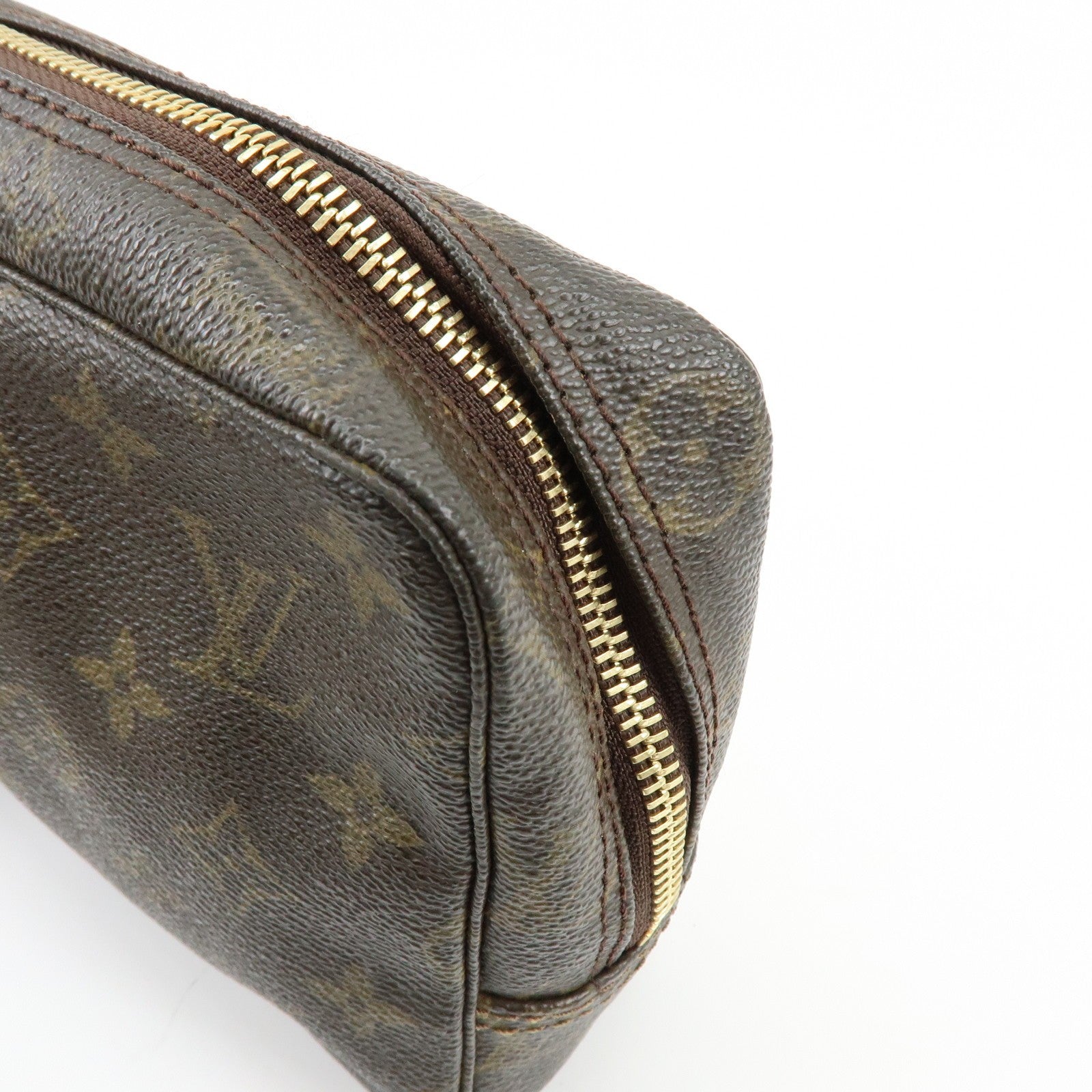 Louis Vuitton Trousse Toilette Monogram Clutch - Brown, Leather
