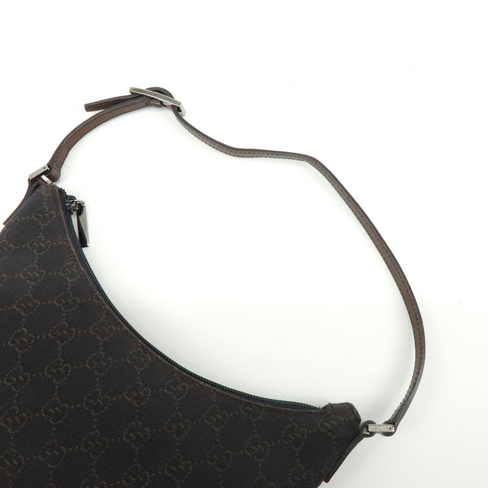 Gucci Shoulder Bag - Brown, Canvas and Leather