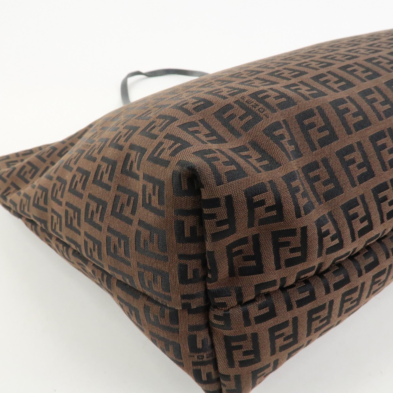 Fendi Zucchino Tote Bag - Brown, Canvas and Leather