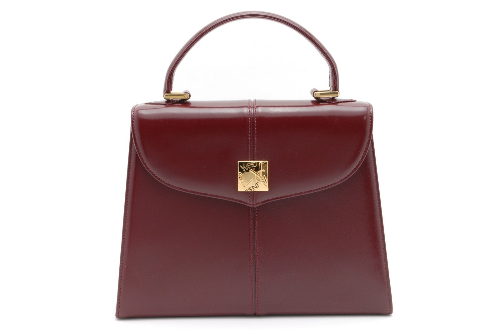 Yves Saint Laurent YSL Shoulder Bag - Burgundy, Leather