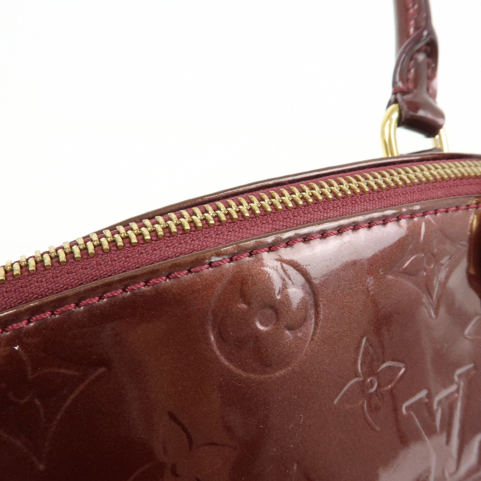 Louis Vuitton Boston Bag - Rouge Fauviste, Vernis Leather