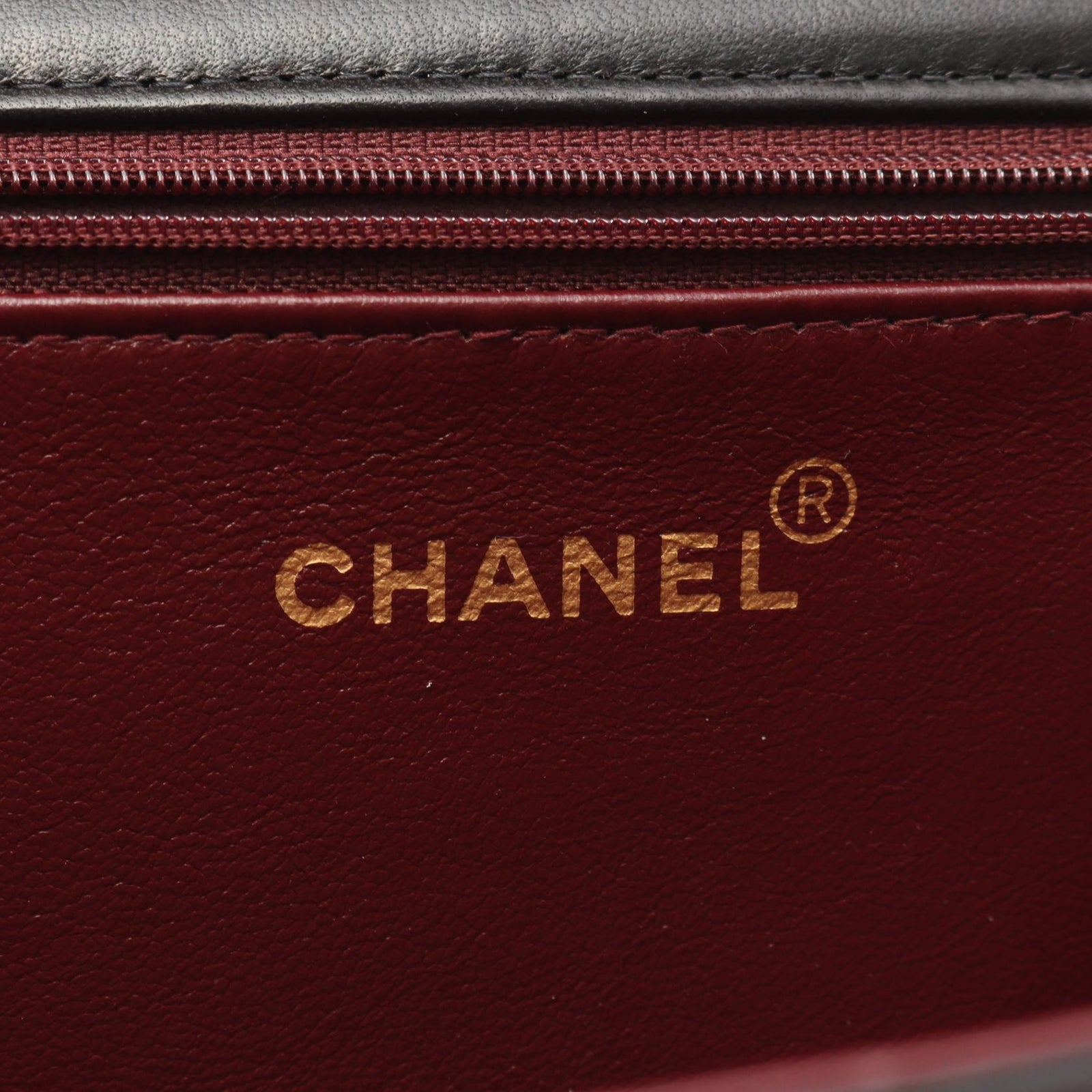 Chanel Matelasse Single Flap Chain Shoulder Bag - Black, Lambskin Leather