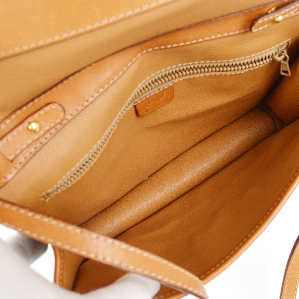 Celine Macadam Shoulder Bag - Brown, Leather
