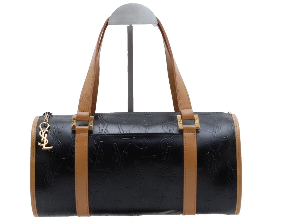 Saint Laurent Yves Saint Laurent Hand Bag - Black Brown, Leather