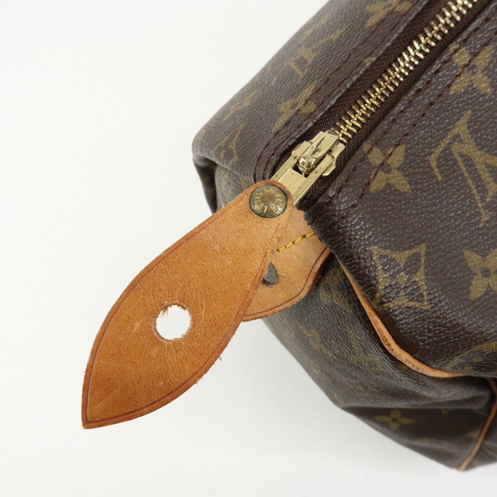 Louis Vuitton Monogram Speedy 40 Hand Bag - Brown, Monogram Canvas