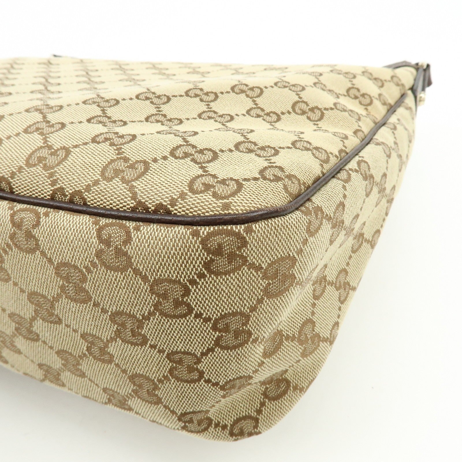 Gucci Shoulder Bag - Beige, Canvas Leather