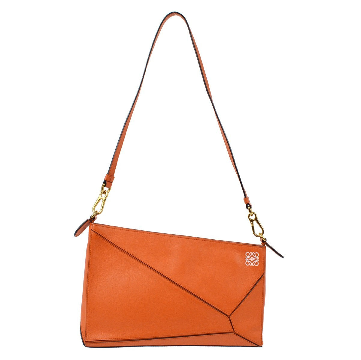 Loewe Pazzle Bag Shoulder Bag - Orange, Leather