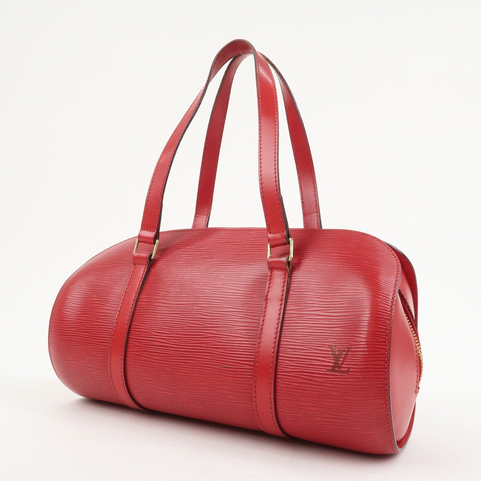 Louis Vuitton Epi Soufflot Hand Bag - Castillian Red, Epi Leather