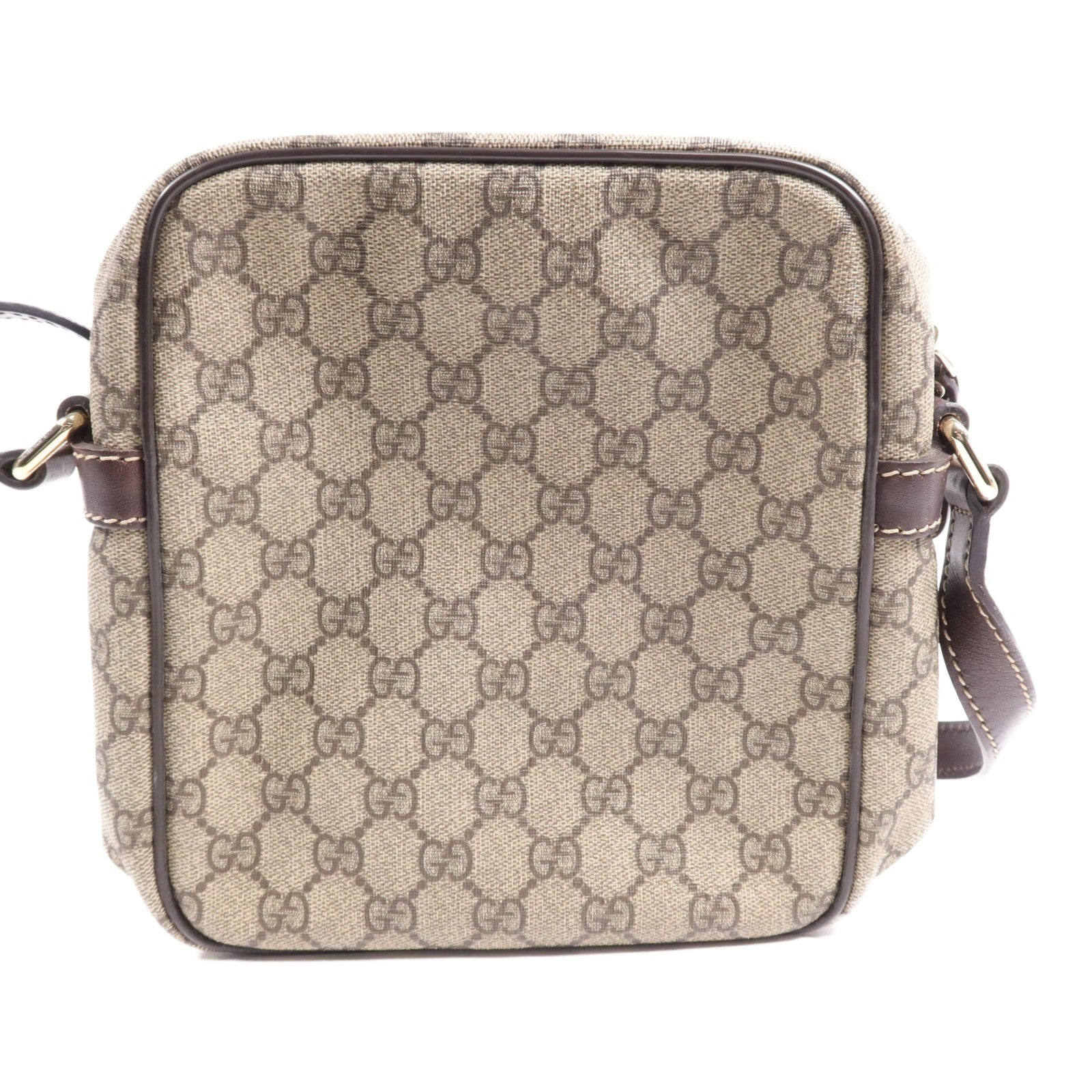 Gucci GG GHW Shoulder Bag - Brown, Coated Canvas