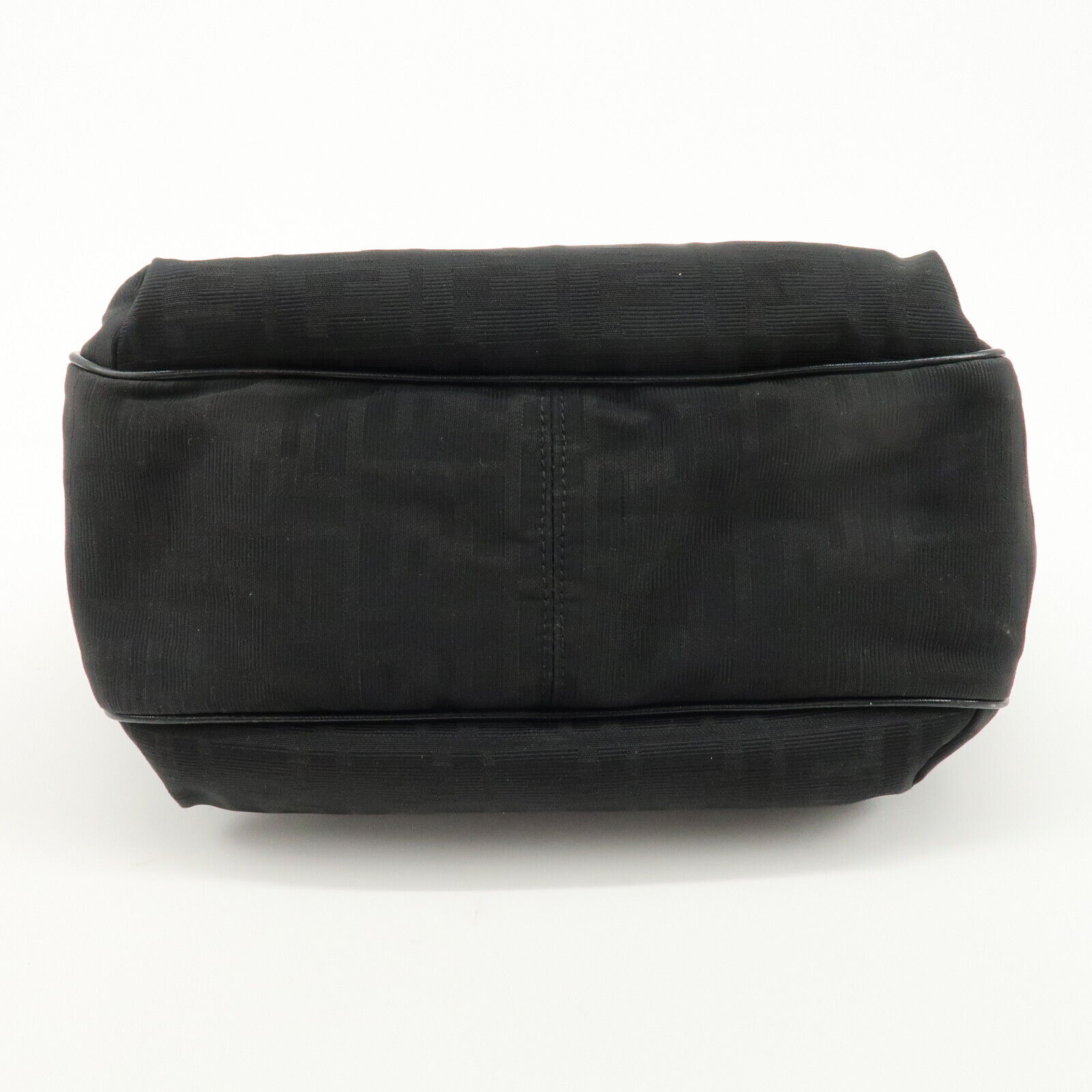 Fendi Zucca Tote Bag - Black, Canvas and Leather