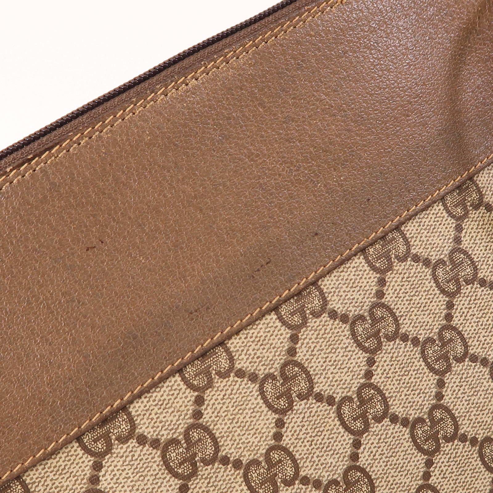 Gucci GG GHW Shoulder Bag - Brown, Coated Canvas