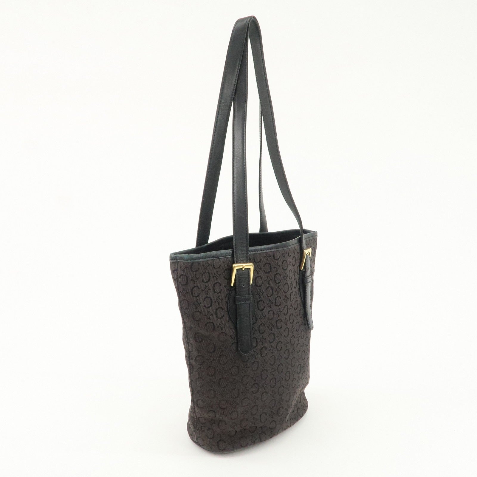 Celine C Macadam Tote Bag - Black, Canvas