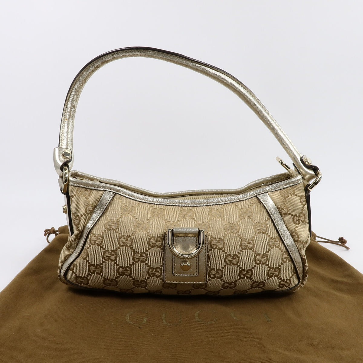 Gucci GG Abbey Handbag - Brown, GG Canvas