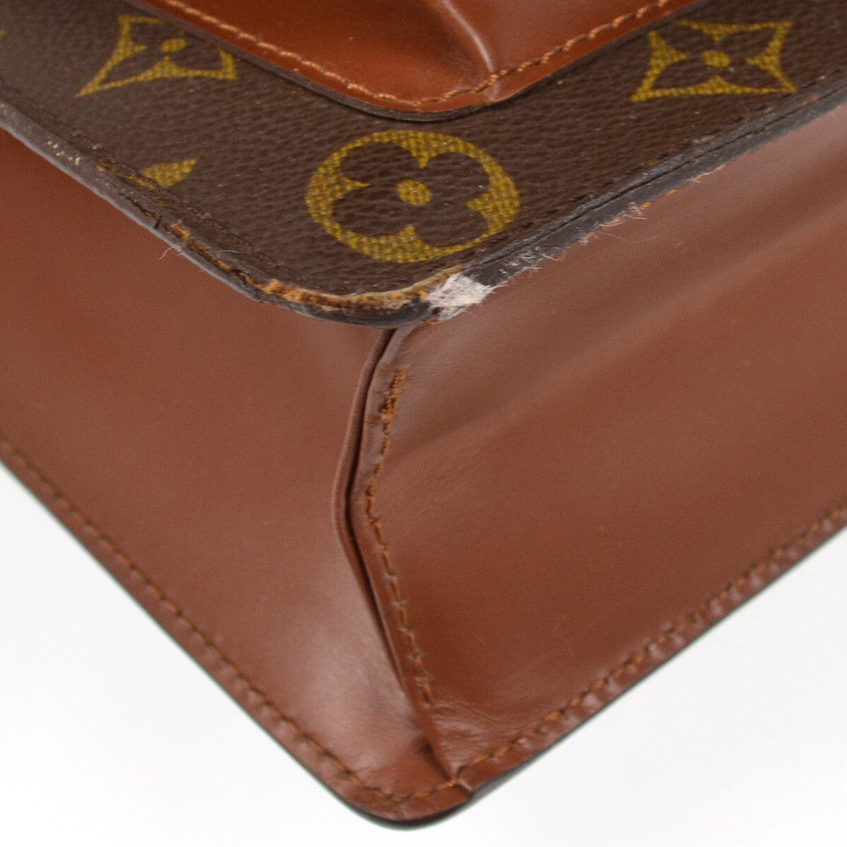 Louis Vuitton Monogram Monceau 28 Business Handbag - Brown, Canvas