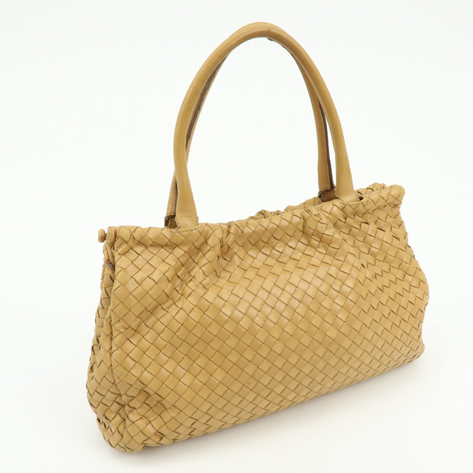 Bottega Veneta Intrecciato Hand Shoulder Bag - Brown, Nappa Leather
