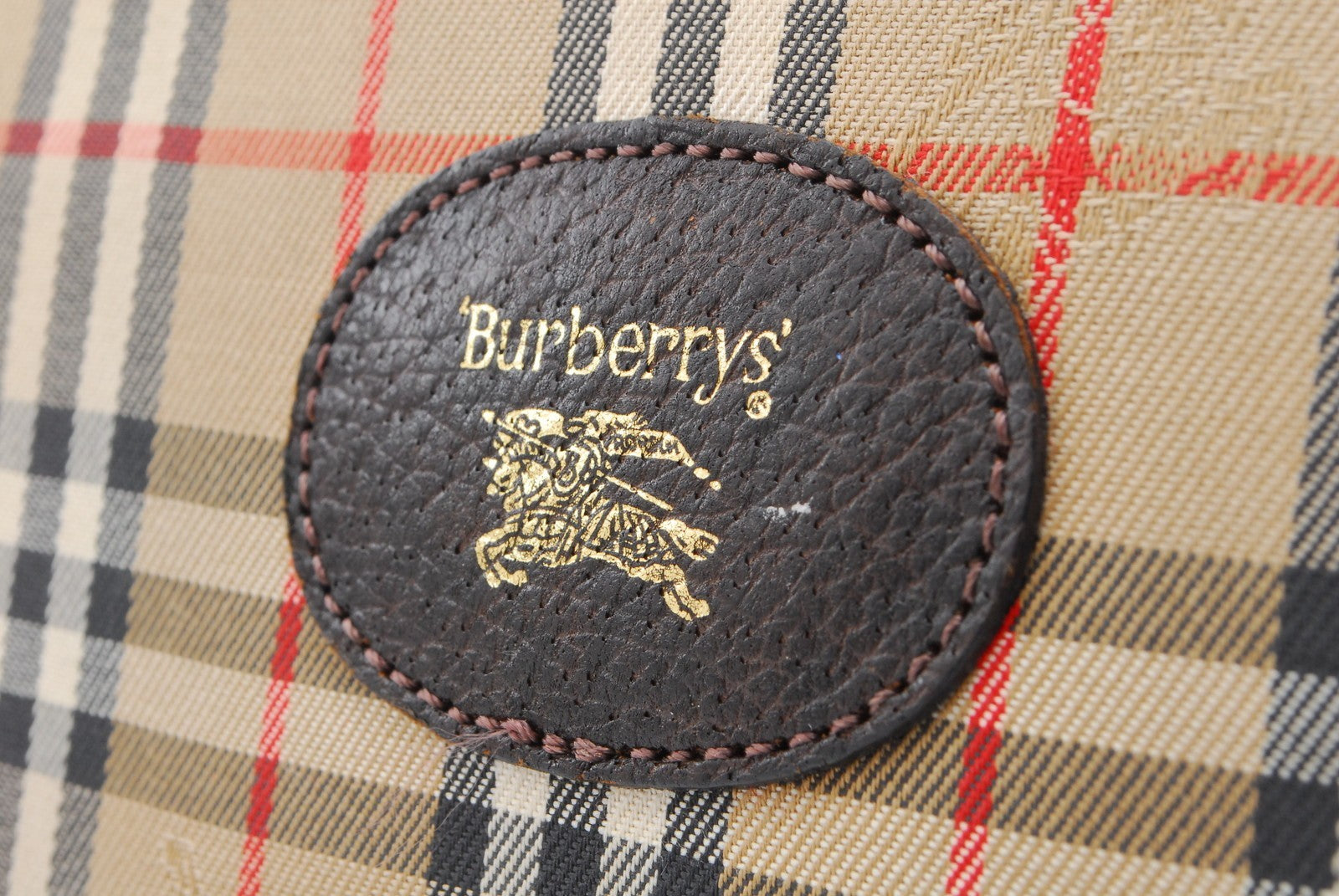 Burberry Nova Check Clutch Bag - Beige, Canvas