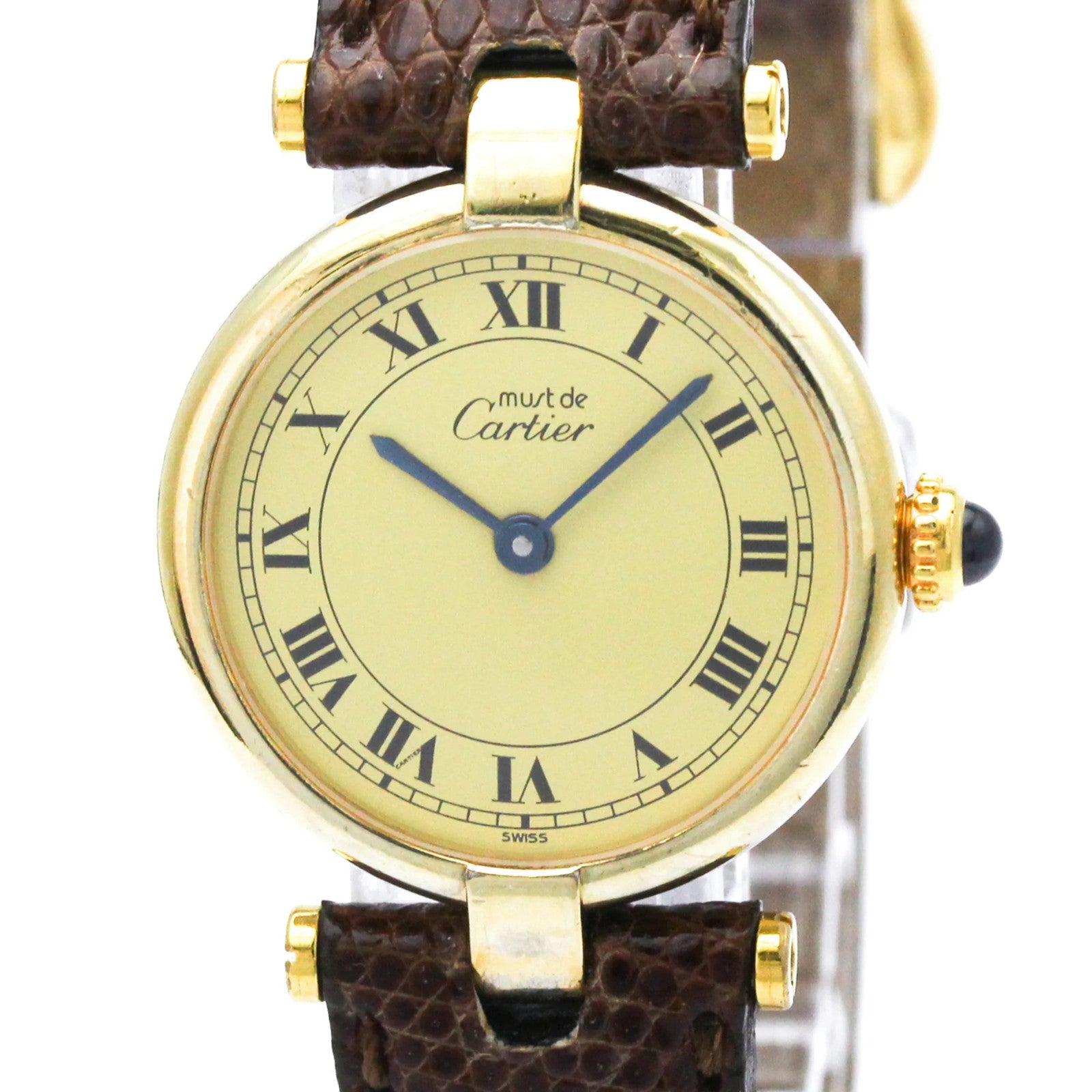 Cartier Must Vendome Wristwatch - Gold, Gold Plated