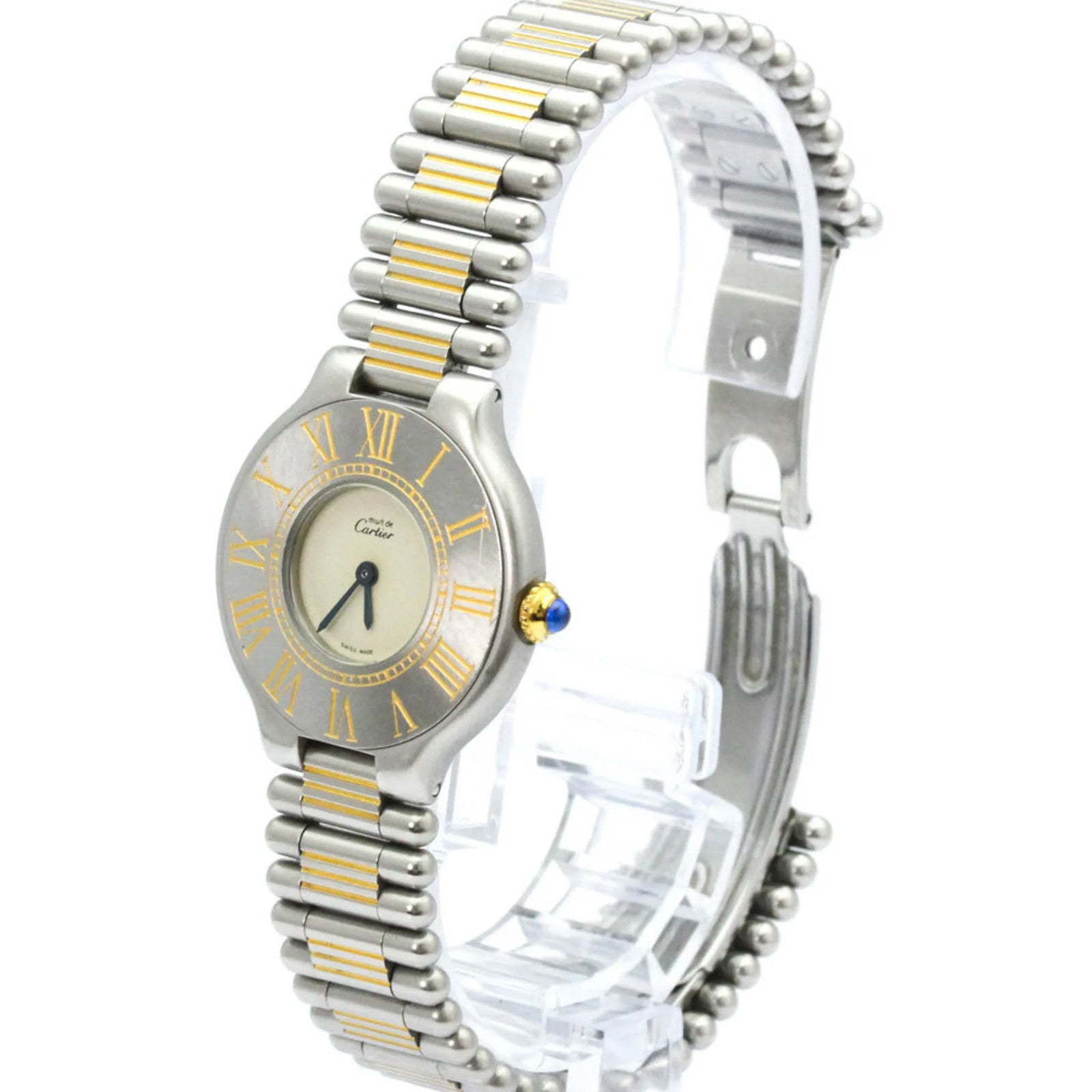 Cartier Must 21 Watch - Gold, Gold Plated Steel, 28 mm