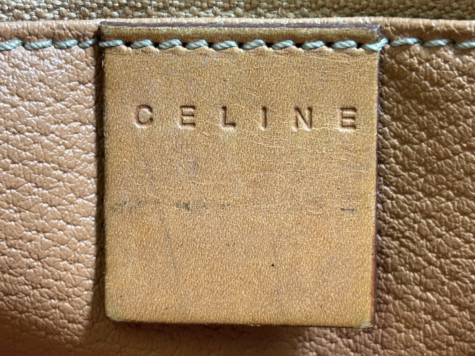 Celine Macadam Clutch Bag - Brown, PVC Leather