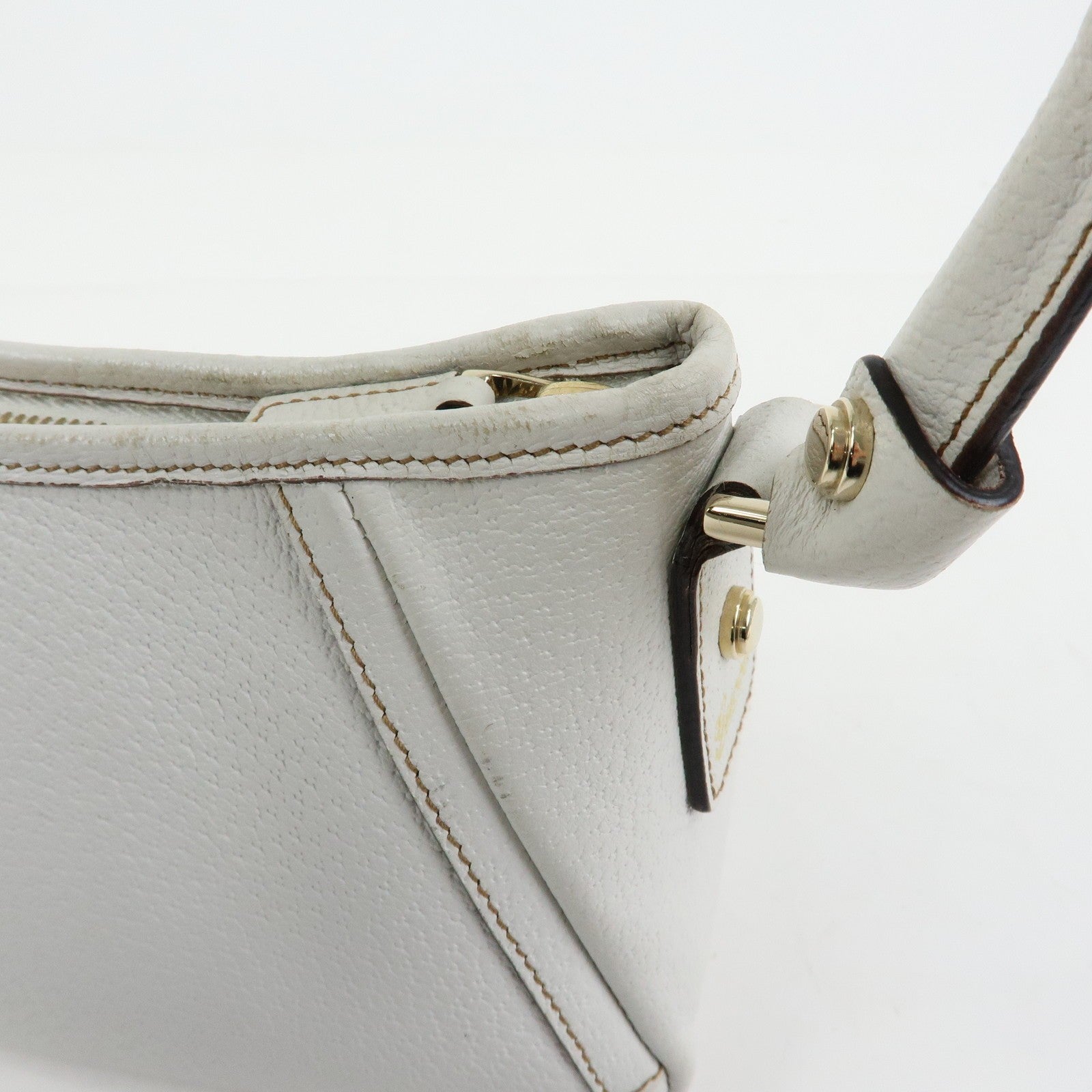 Gucci Abbey Shoulder Bag - White, Leather