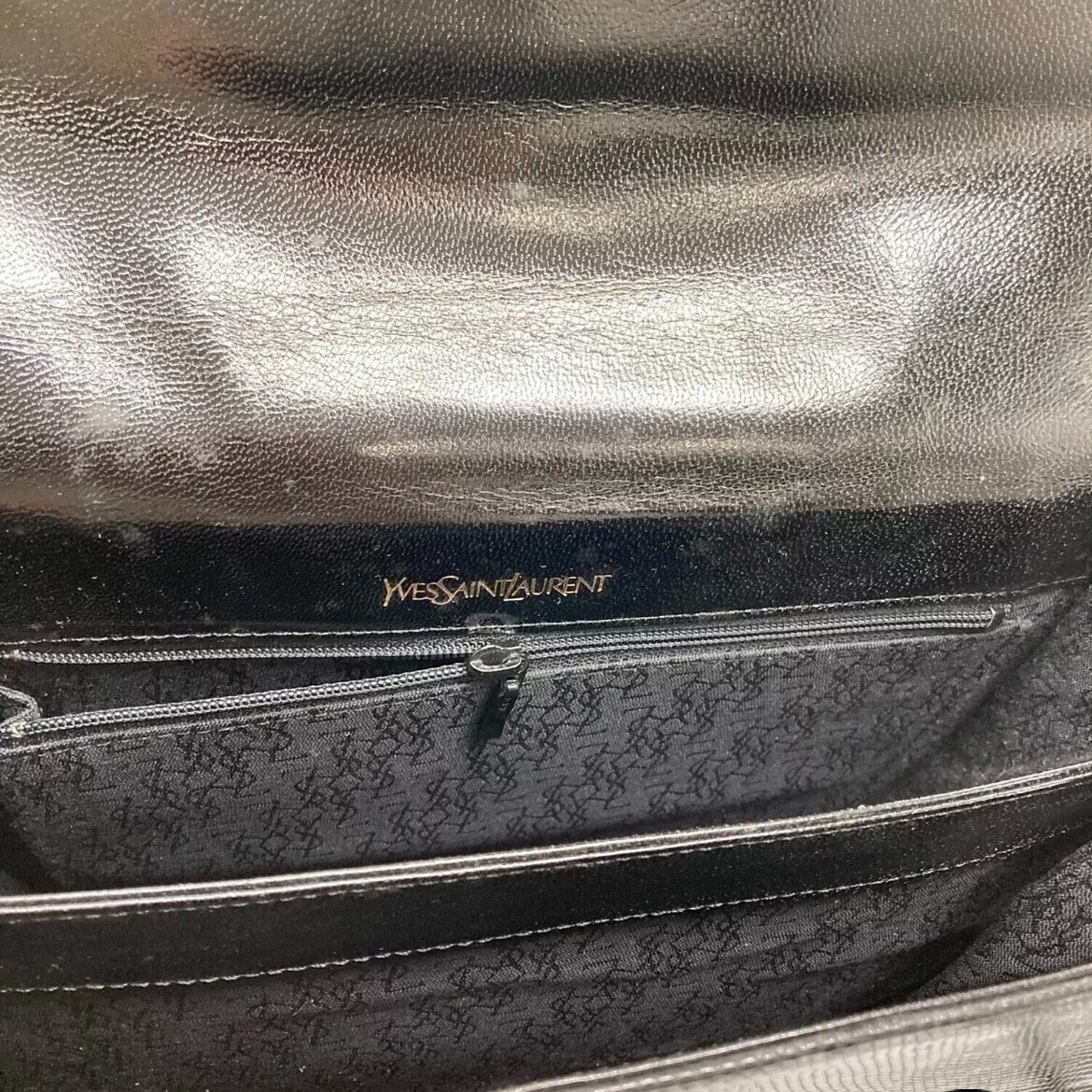 Saint Laurent Cassandra Shoulder Bag - Black, Leather