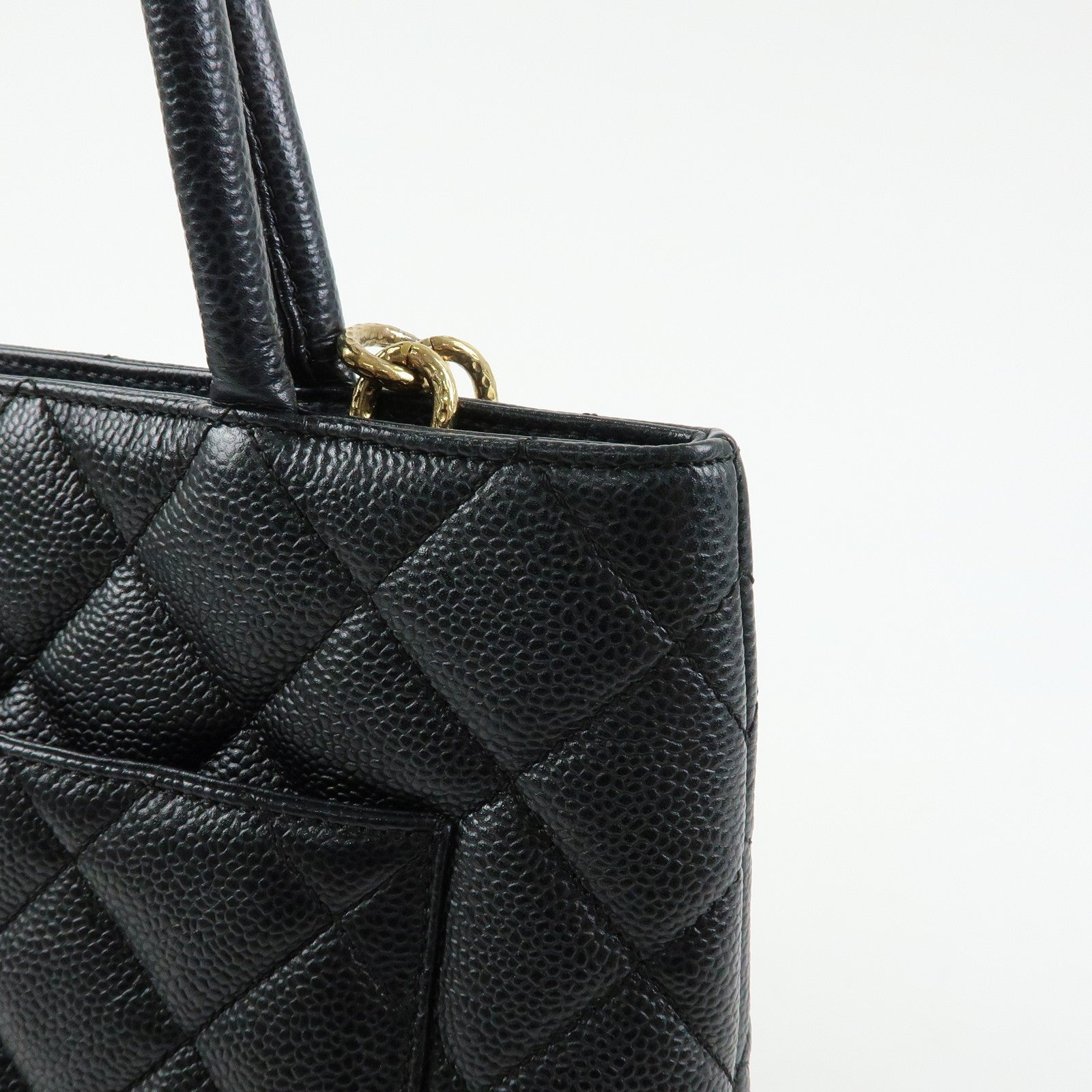 Chanel A01804 Tote Bag - Black, Caviar Skin