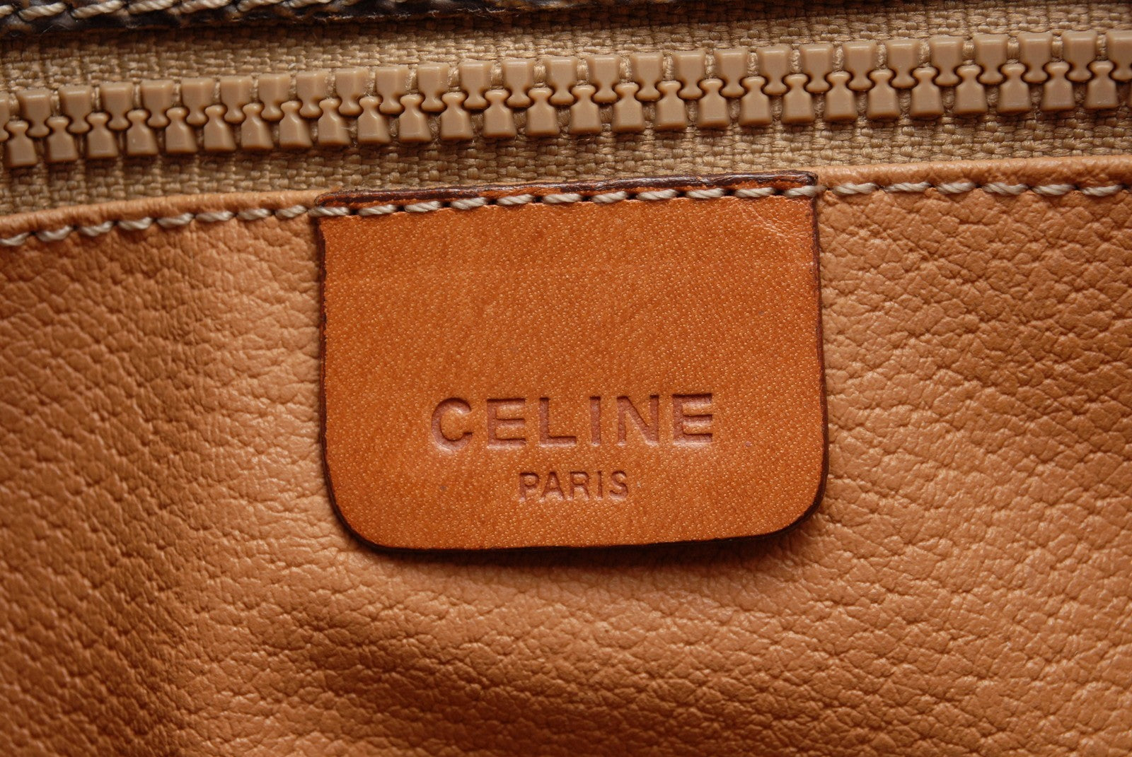 Celine Macadam Shoulder Bag - Brown, PVC Leather