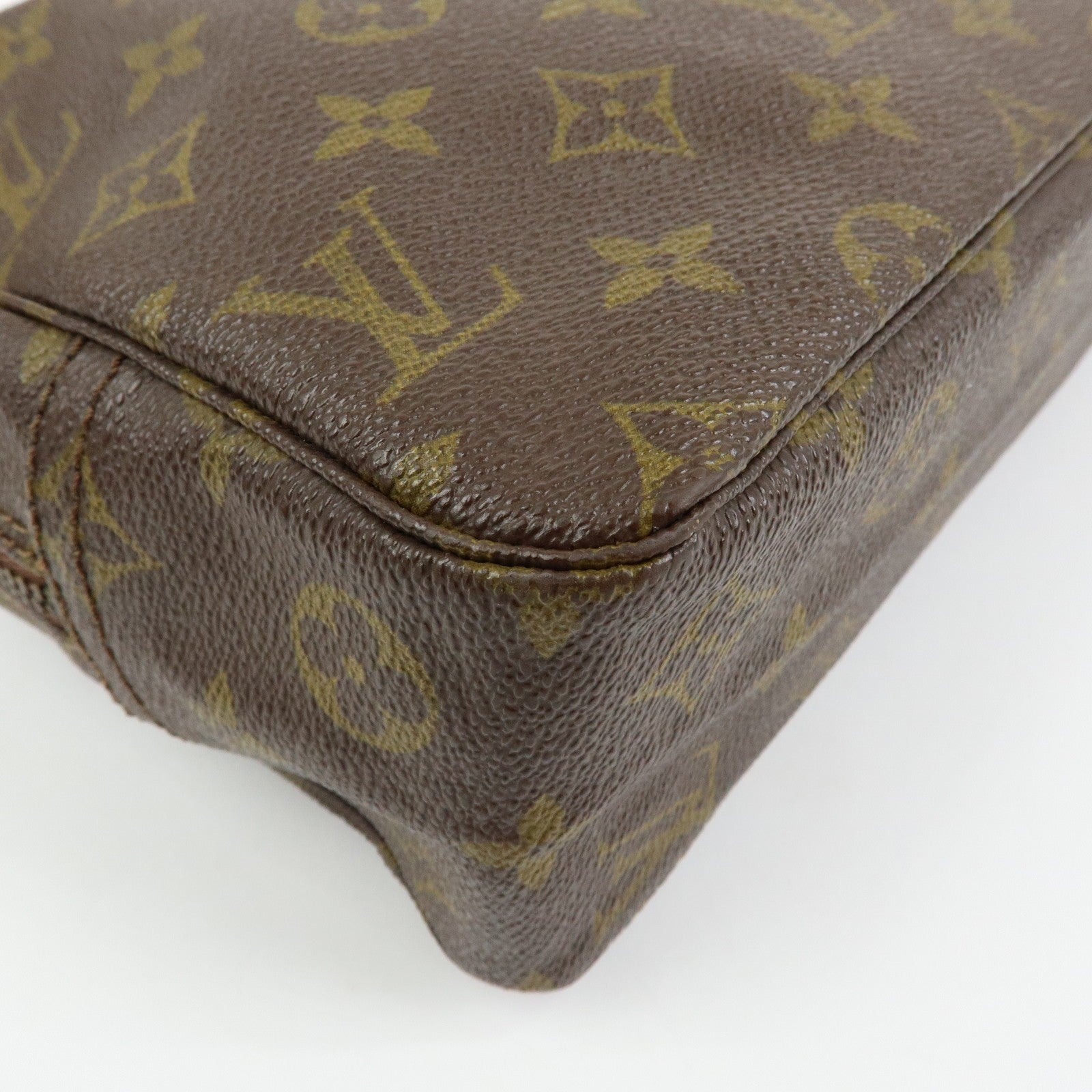 Louis Vuitton Trousse Toilette 28 Monogram Clutch - Brown, Leather
