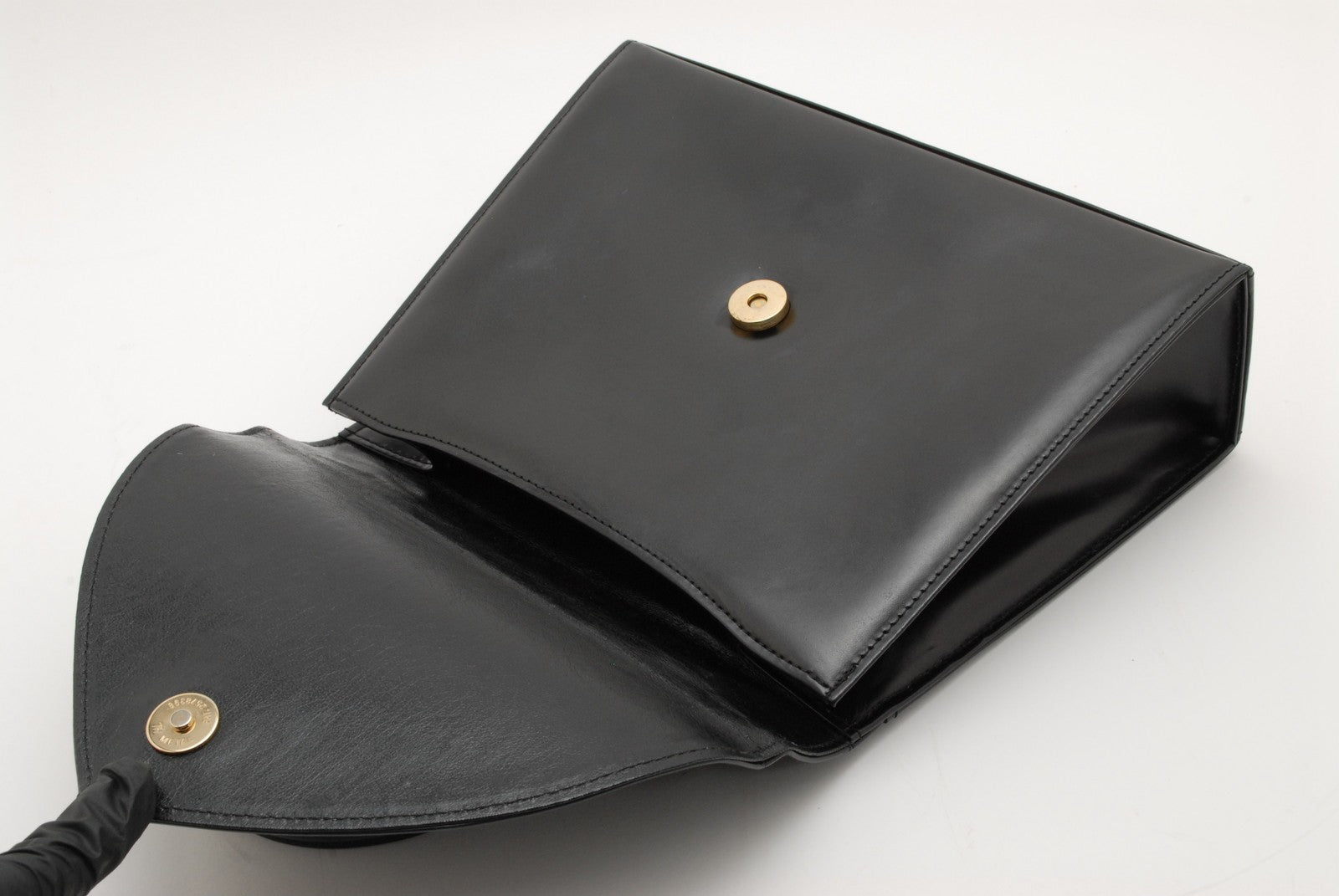 Saint Laurent Vintage Top Handle Handbag - Black, Leather