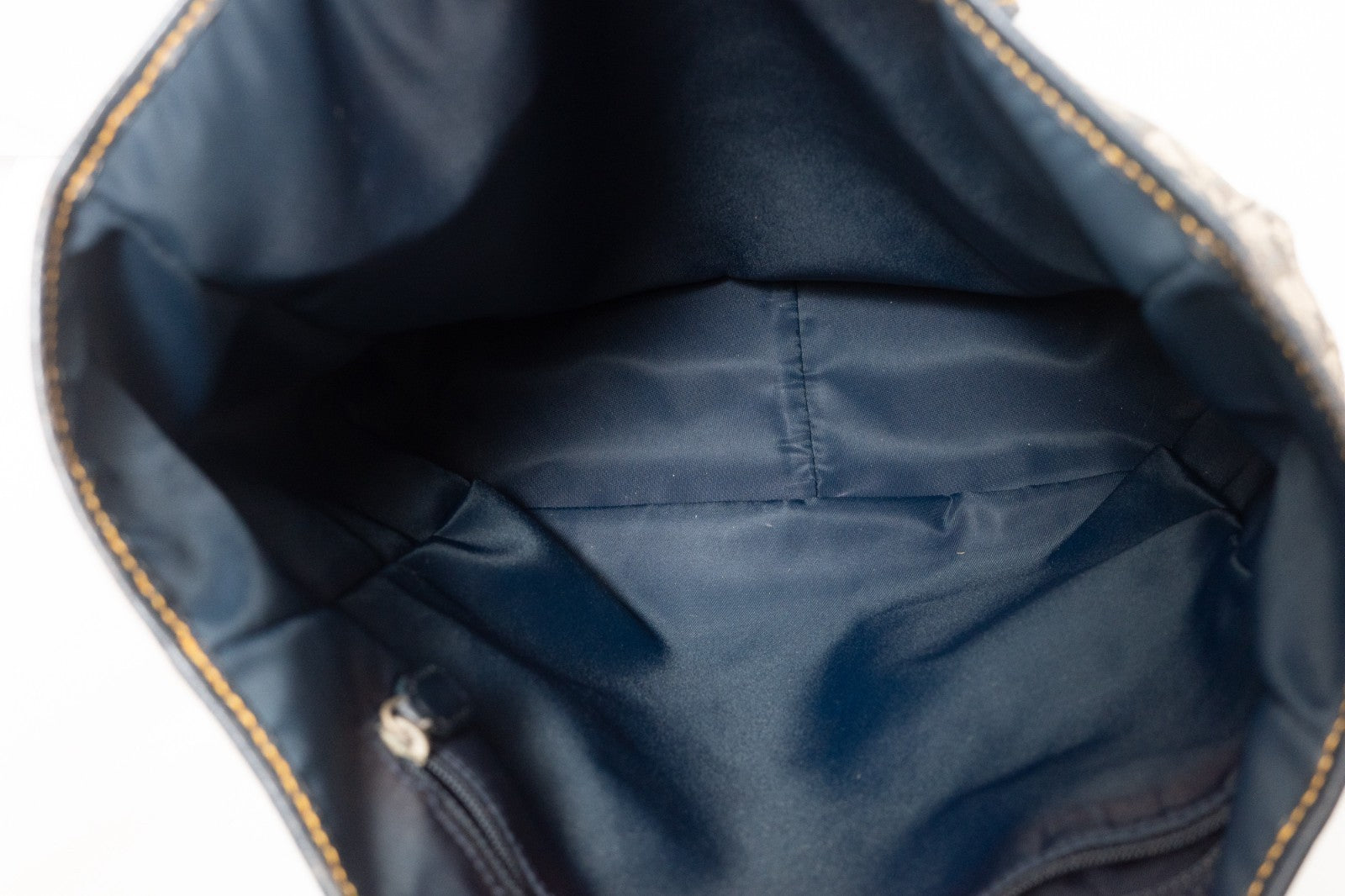 Dior Trotter Shoulder Tote Bag - Navy, Canvas