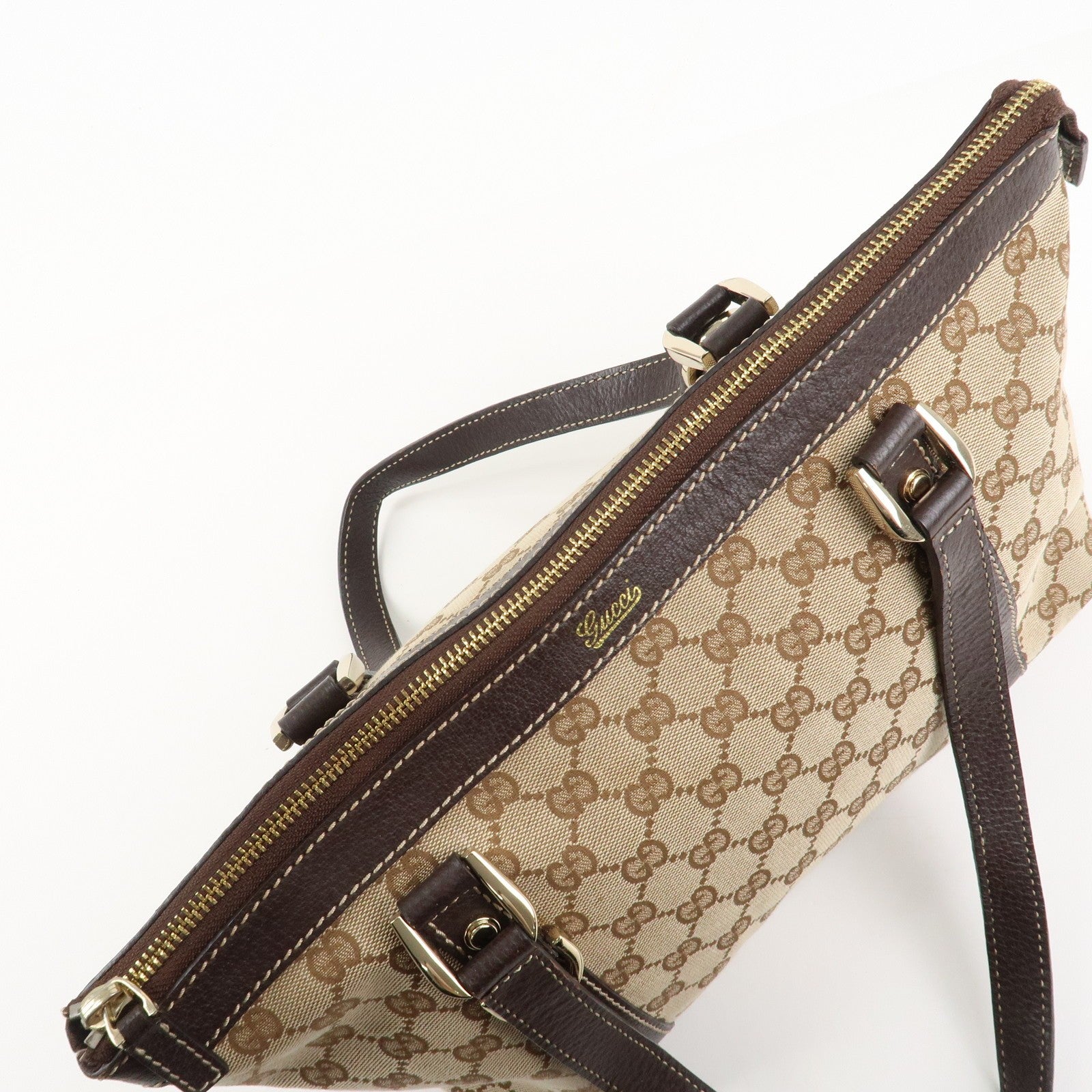 Gucci Abbey Tote Bag - Beige, Canvas