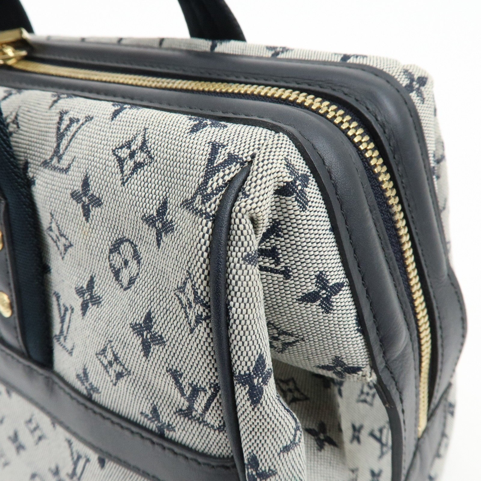 LOUIS VUITTON Monogram Mini Lin Navy Josephine GM