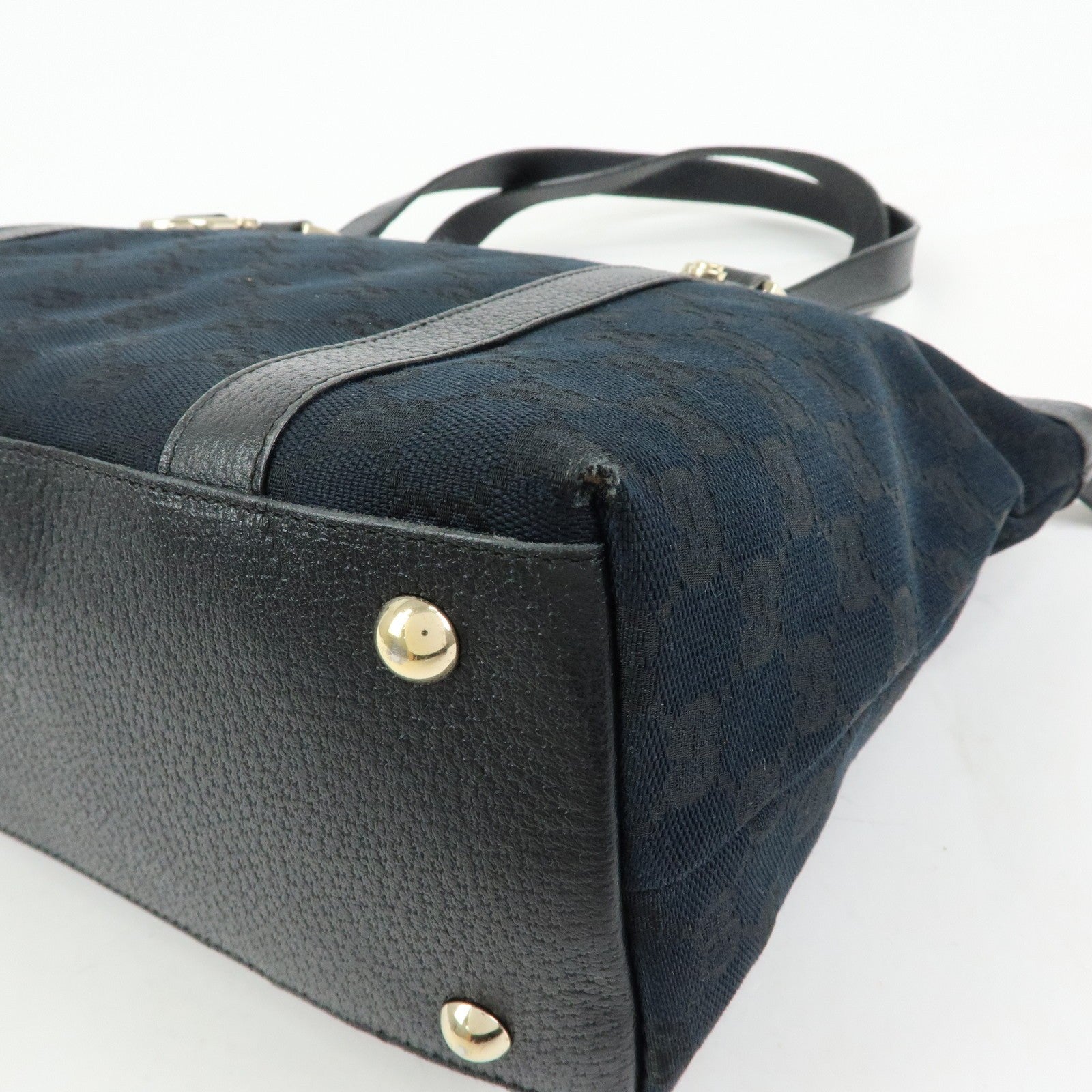 Gucci Abbey Tote Bag - Black, GG Canvas