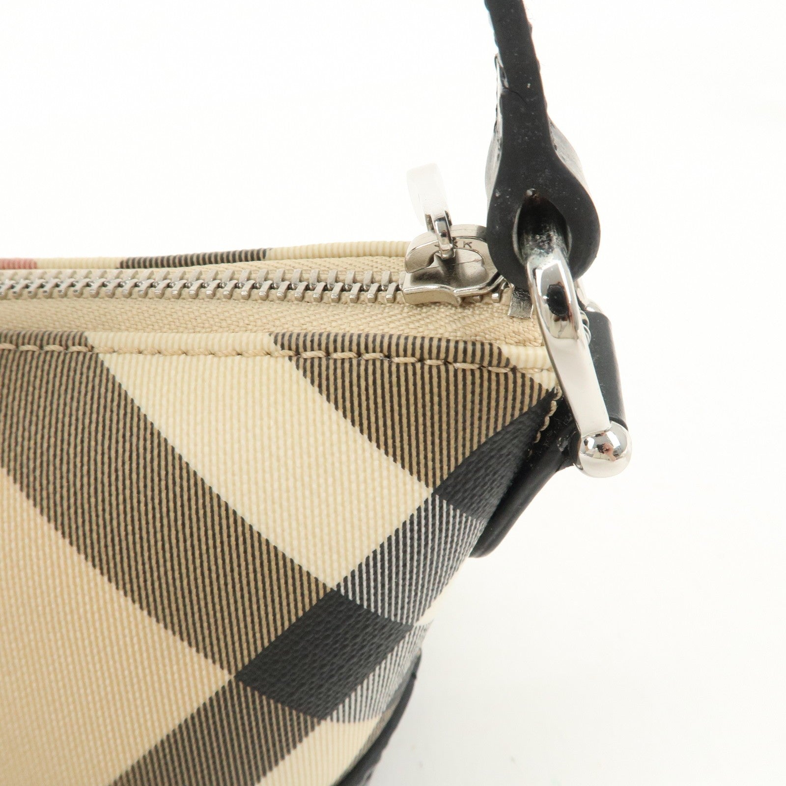 Burberry Boat Bag Handbag - Black, PVC