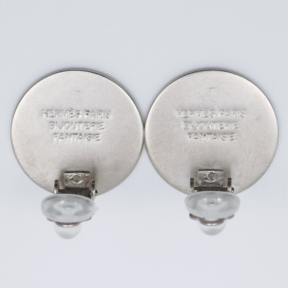 Hermès Serie Earring - Silver, Metallic