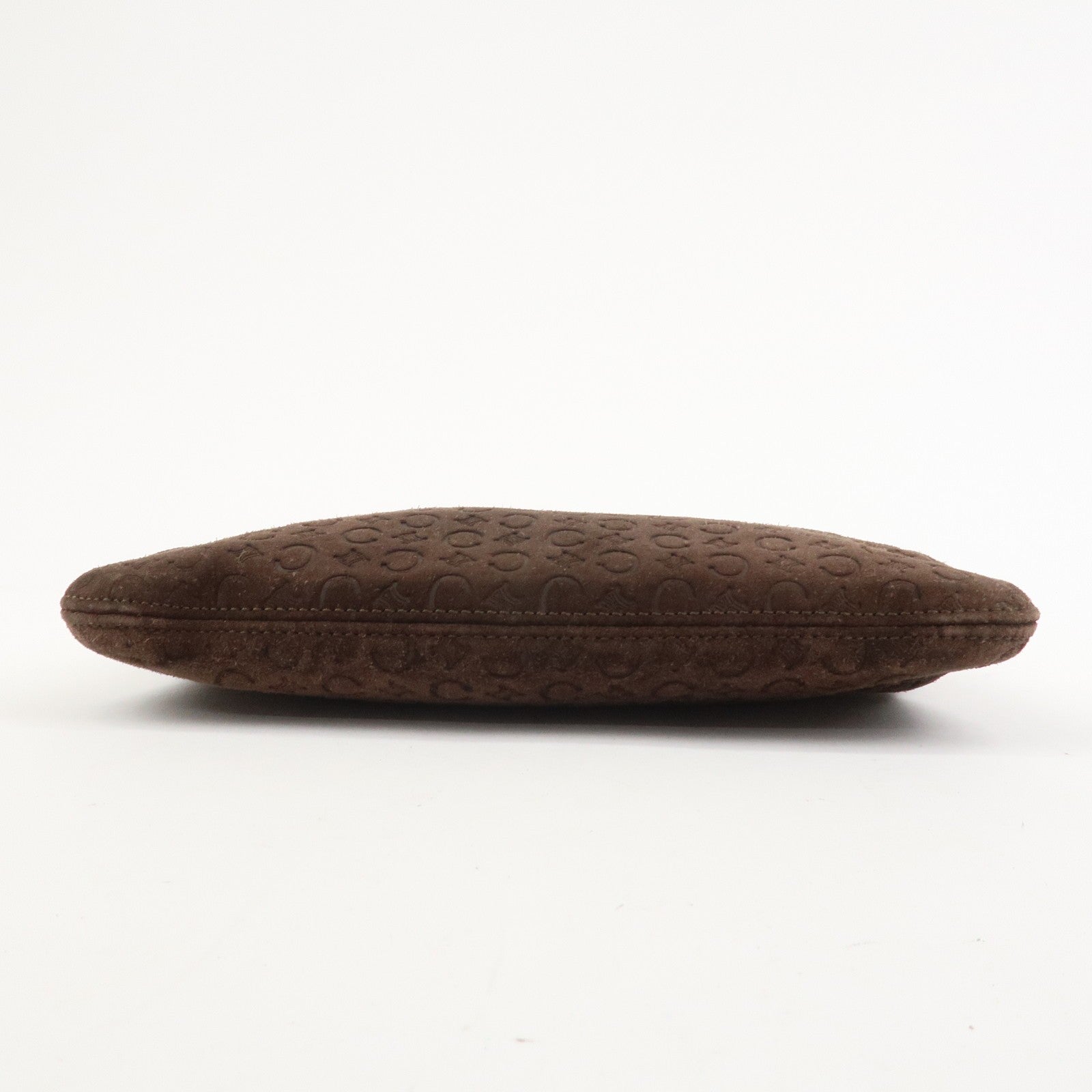 Celine C Macadam Shoulder Bag - Brown, Suede Leather