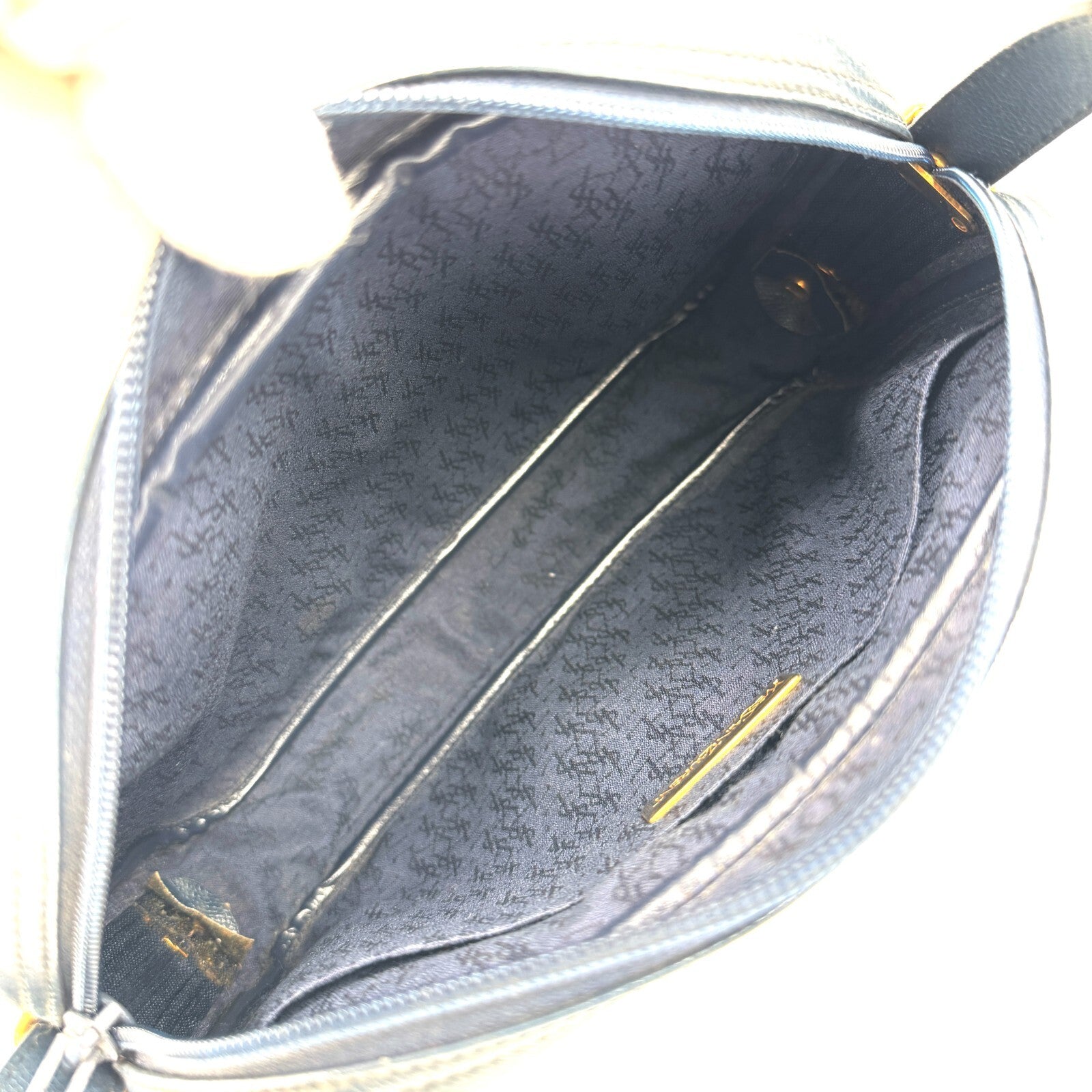Saint Laurent YSL Shoulder Bag - Navy, Leather