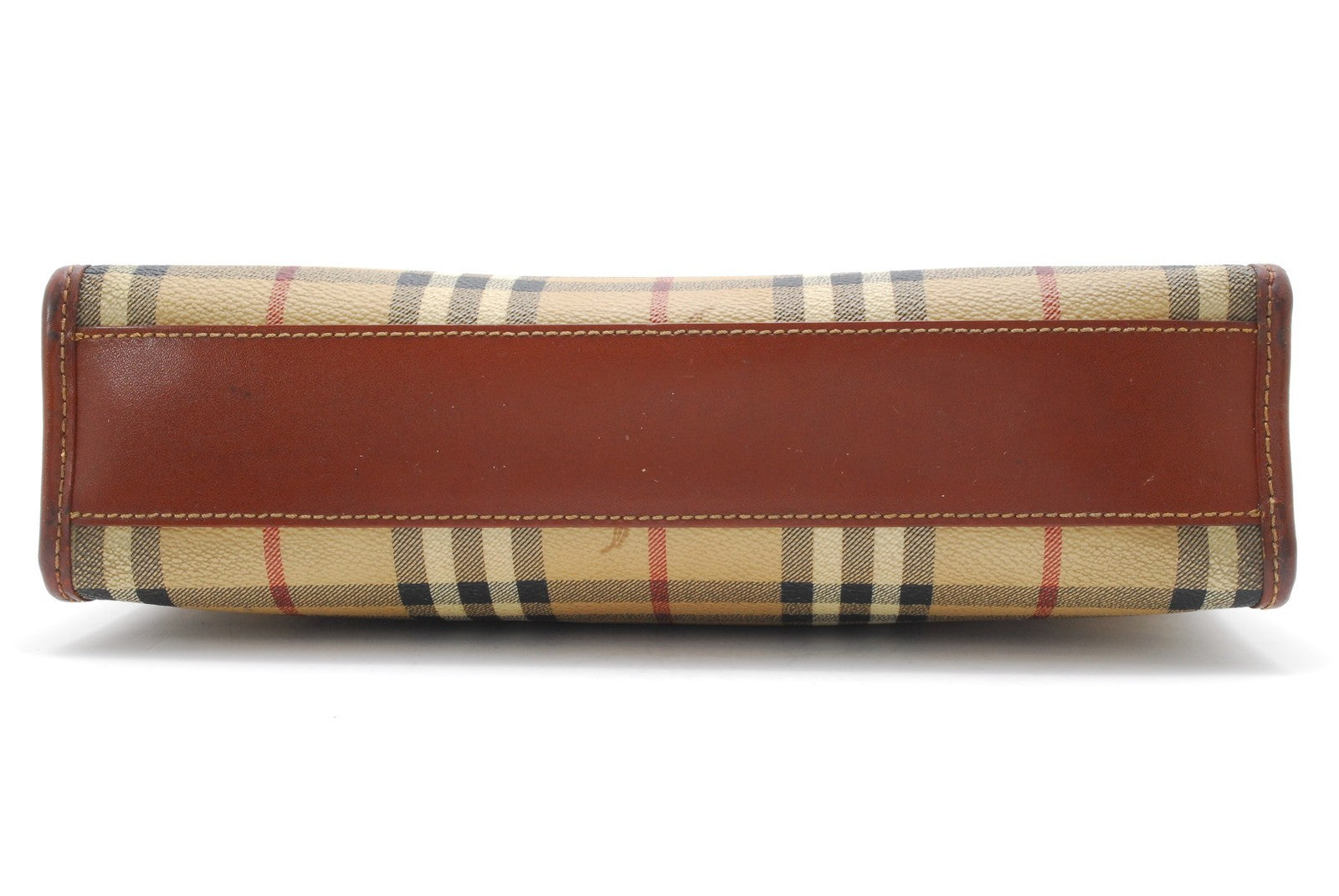 Burberry Nova Clutch Bag - Brown, Leather