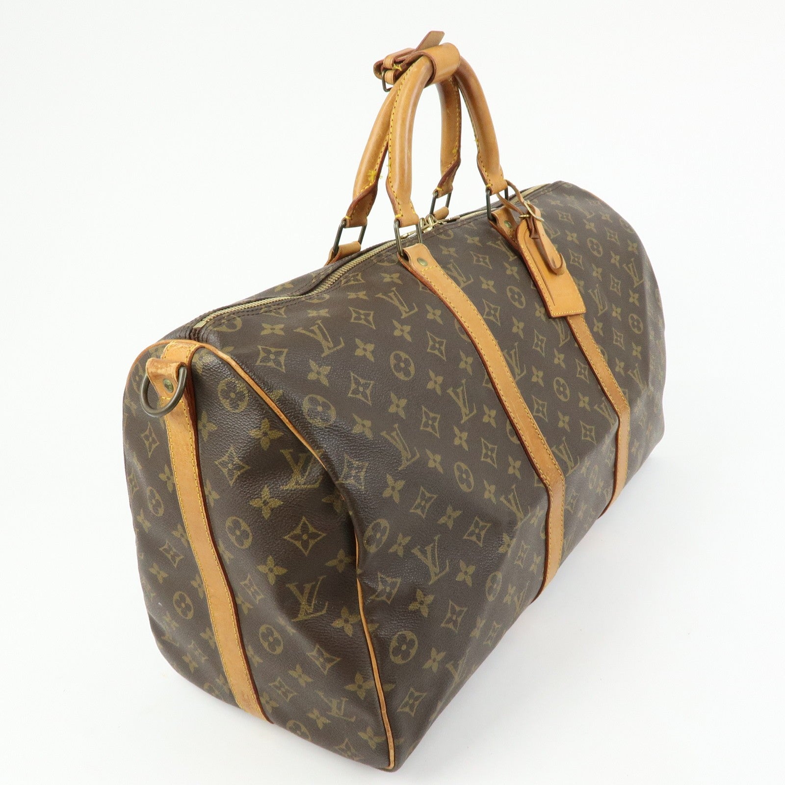 Louis Vuitton Keepall 50 Boston Bag - Brown, Canvas