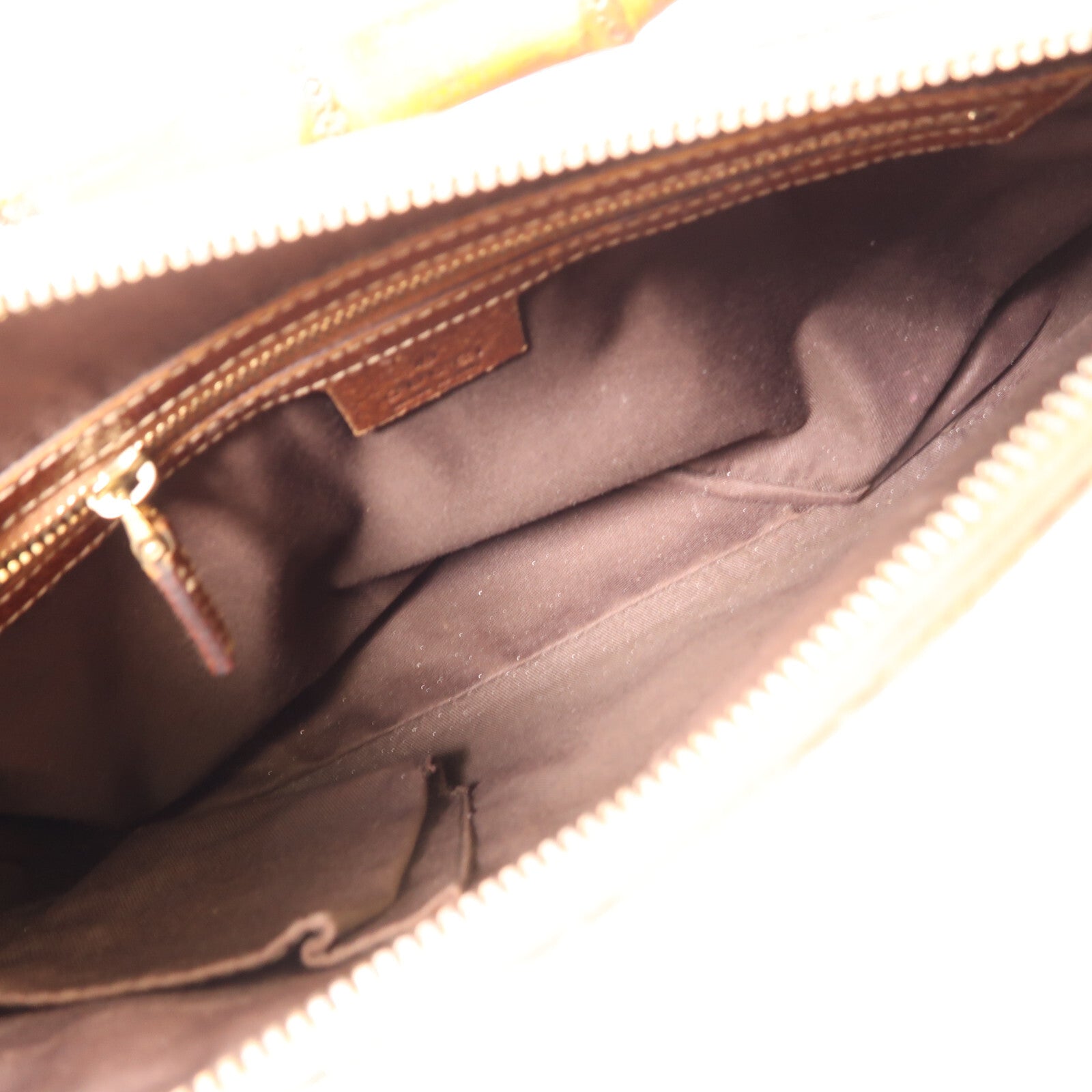 Gucci GG GHW Bamboo Handbag - Brown, Canvas