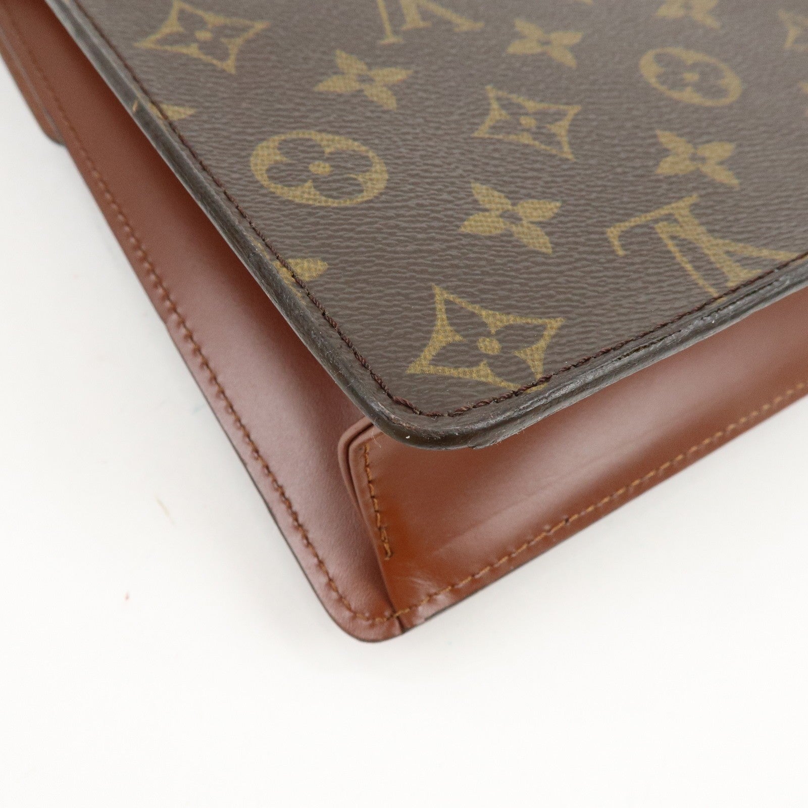 Louis Vuitton Monogram Monceau 28 2Way Bag - Brown, Canvas and Leather
