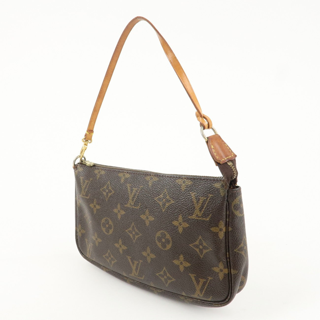 Louis Vuitton Pochette Hand Bag - Brown, Canvas
