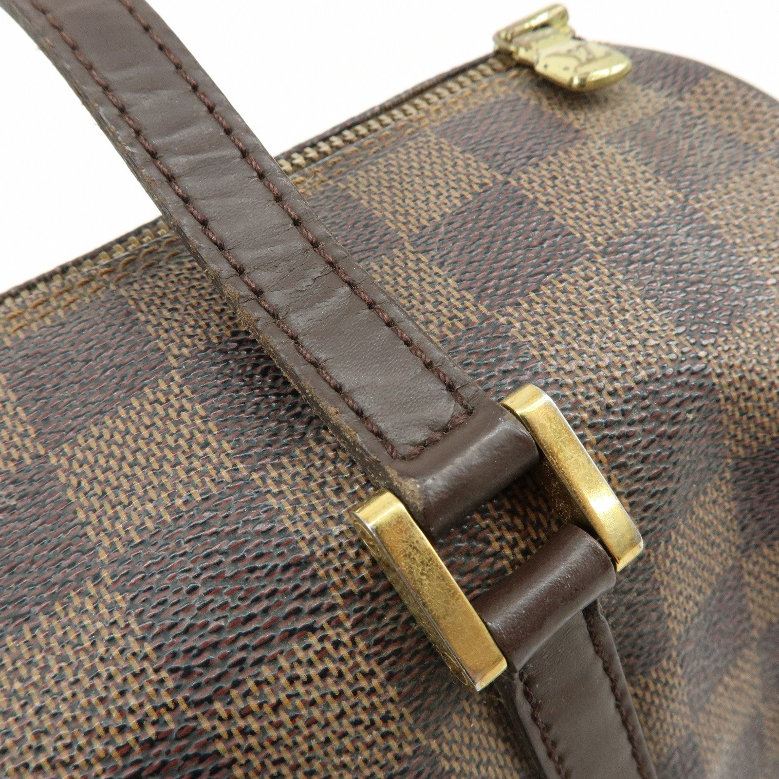 Louis Vuitton Papillon 30 Hand Bag - Damier Ebene, Canvas