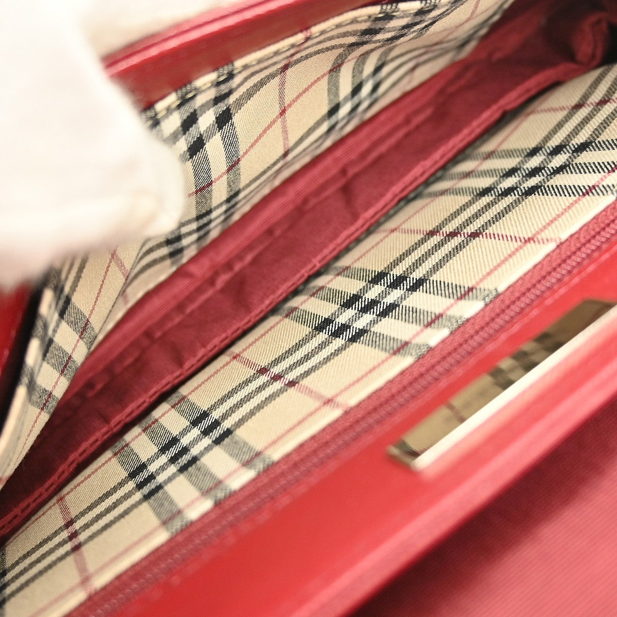 Burberry Handbag - Red, Leather
