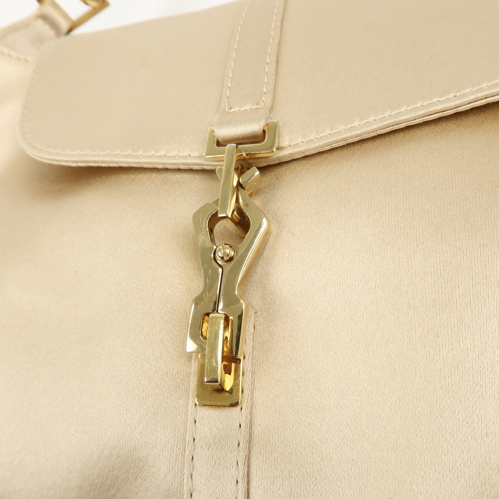Gucci Mini Handbag - Beige, Satin