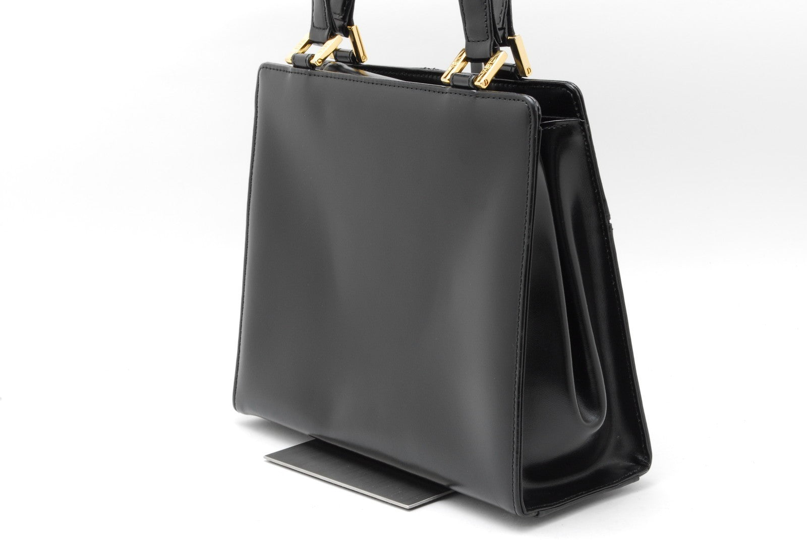 Saint Laurent Yves Shoulder Hand Tote Bag - Black, Leather